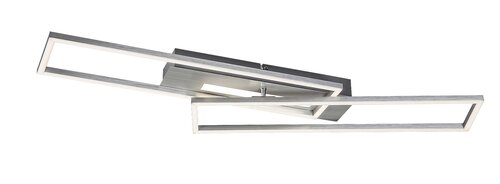 Plafoniera LED Demetrius, argintiu/ aluminiu slefuit, 40W, 2850lm, 4000K, IP20, Rabalux, 71012