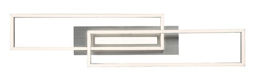 Plafoniera LED Demetrius, argintiu/ aluminiu slefuit, 40W, 2850lm, 4000K, IP20, Rabalux, 71012