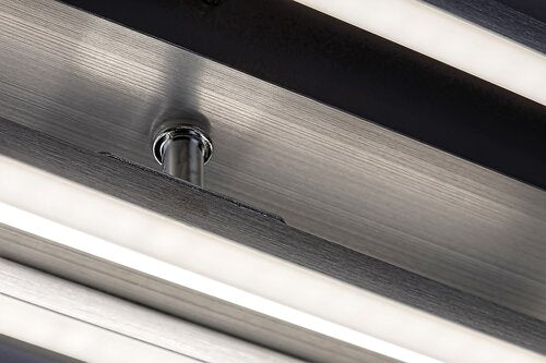 Plafoniera LED Demetrius, argintiu/ aluminiu slefuit, 40W, 2850lm, 4000K, IP20, Rabalux, 71012