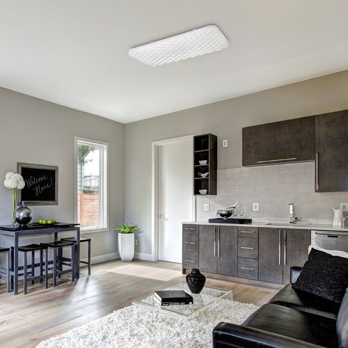 Plafoniera LED Eldrick, alb, 36W, 2800lm, 4000K, IP20, Rabalux, 3087