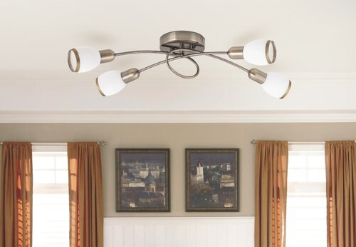 Plafoniera Elite, bronz, 4xE14, IP20, Rabalux, 5973