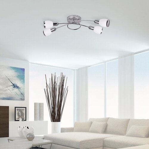 Plafoniera Elite, crom, 4xE14, IP20, Rabalux, 6063