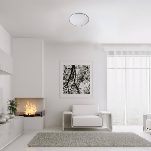 Plafoniera LED Engon, argintiu, 45W, 3300lm, 4000K, IP20, Rabalux, 71131