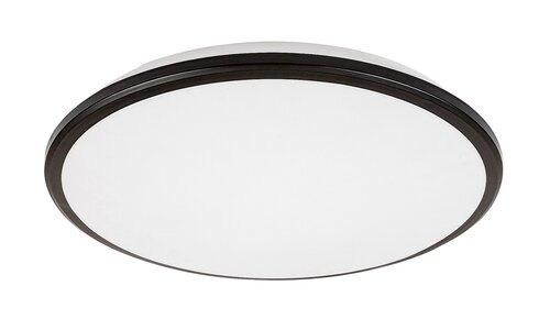 Plafoniera LED Engon, negru, 24W, 1400lm, 3000K, IP20, Rabalux, 71128