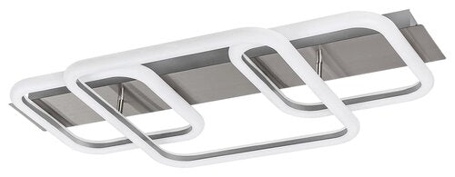 Plafoniera LED Fandral, crom satin, 42W, 3800lm, 4000K, IP20, Rabalux, 6997