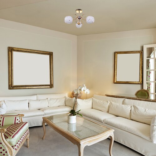 Plafoniera Fauna, auriu, 3xE27, IP20, Rabalux, 5098