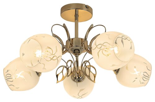 Plafoniera Fauna, auriu, 5xE27, IP20, Rabalux, 5099