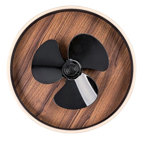 Plafoniera LED Faustine cu ventilator, negru, 30W, 1000lm, 3000K-6500K, IP20, Rabalux, 71016