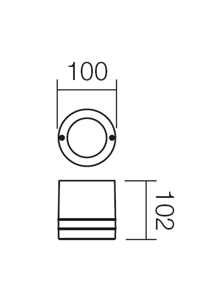 Plafoniera FOCUS, negru mat, 1XGU10, Smarter 9812