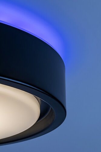 Plafoniera LED Foster, negru, 28W, 1300lm, 2700-5000K, IP20, Rabalux, 3283