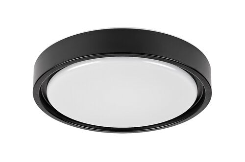Plafoniera LED Foster, negru, 28W, 1300lm, 2700-5000K, IP20, Rabalux, 3283