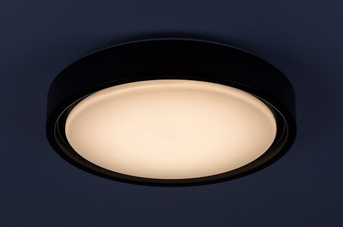 Plafoniera LED Foster, negru, 28W, 1300lm, 2700-5000K, IP20, Rabalux, 3283