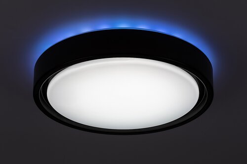 Plafoniera LED Foster, negru, 28W, 1300lm, 2700-5000K, IP20, Rabalux, 3283