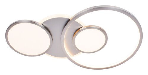 Plafoniera LED Fulvia, crom satin, 50W, 3200lm, 3000K, IP20, Rabalux, 6890