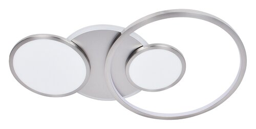 Plafoniera LED Fulvia, crom satin, 50W, 3200lm, 3000K, IP20, Rabalux, 6890