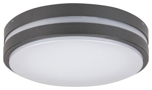 Plafoniera LED exterior Hamburg, antracit, 10W, 720lm, 4000K, D.200cm, IP44, Rabalux, 8847