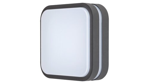 Plafoniera LED exterior Hamburg, antracit, 12W, 900lm, 4000K, D.28,5cm, IP44, Rabalux, 8850