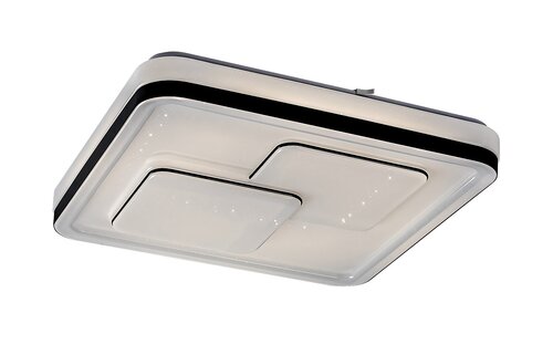 Plafoniera LED Hecate, negru, 40W, 2970lm, 4000K, IP20, Rabalux, 2604