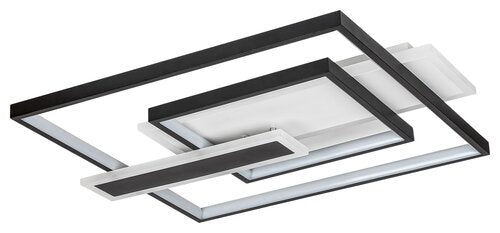 Plafoniera LED Herkules, negru, 50W, 2700lm, 4000K, IP20, Rabalux, 2932