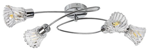 Plafoniera Hestia, crom, 4xE14, IP20, Rabalux, 5302