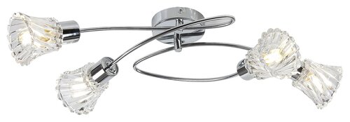 Plafoniera Hestia, crom, 4xE14, IP20, Rabalux, 5302