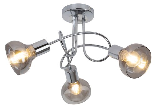 Plafoniera Holly, crom, 3xE14, IP20, Rabalux, 55570