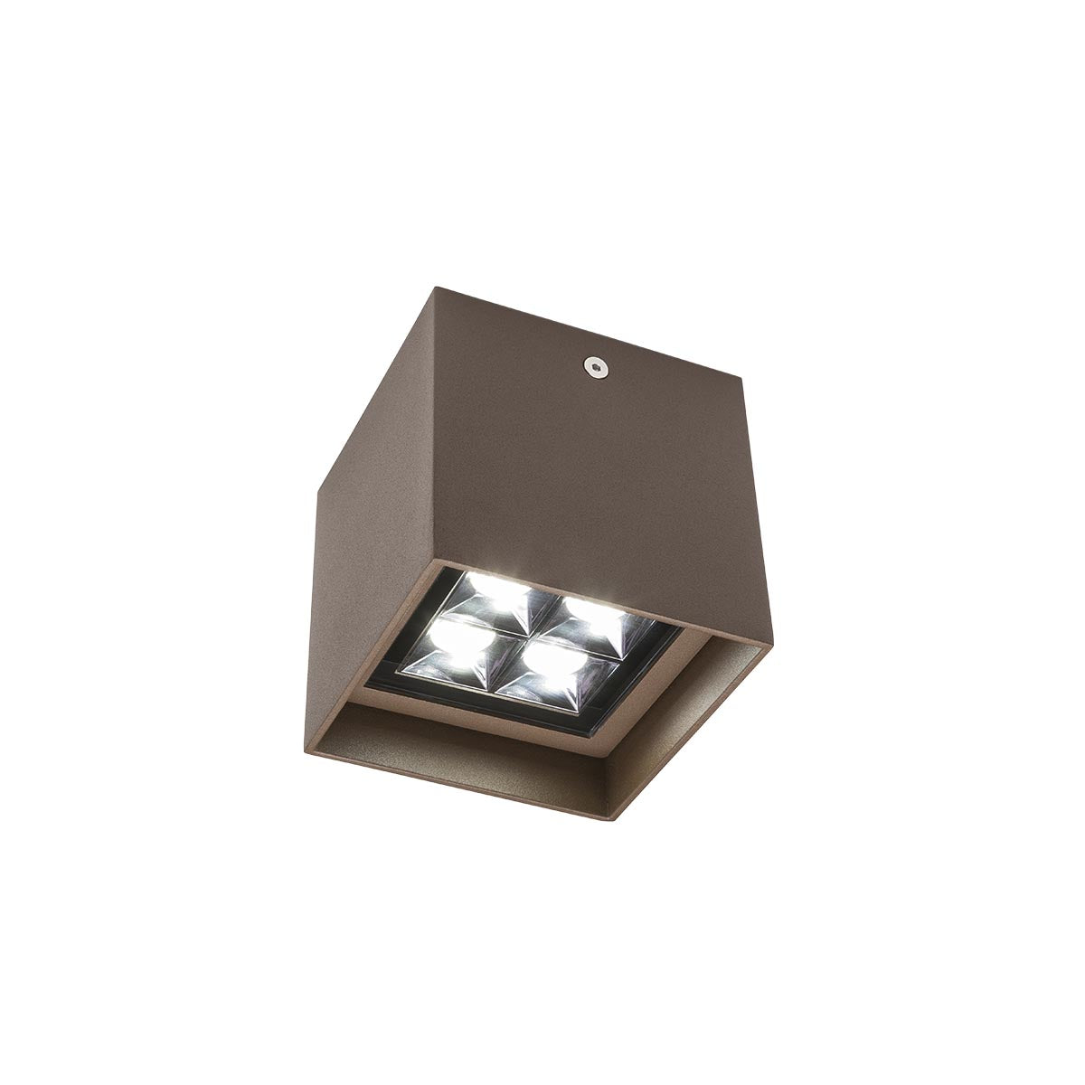 Plafoniera exterior LED Hub, maro inchis, 9W, 1030lm, 3000K, IP54, Redo, 90230