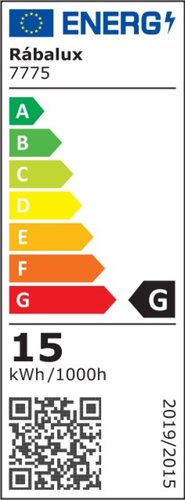 Plafoniera LED exterior Inverness, negru, 15W, 1190lm, 2700K-6500K, WIFI, D.25cm, IP44, Rabalux, 7775