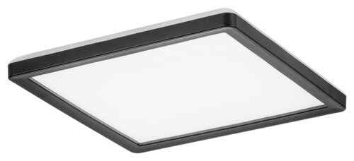 Plafoniera LED exterior Inverness, negru, 15W, 1190lm, 2700K-6500K, WIFI, D.25cm, IP44, Rabalux, 7775