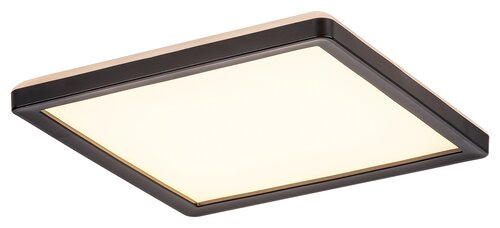 Plafoniera LED exterior Inverness, negru, 15W, 1190lm, 2700K-6500K, WIFI, D.25cm, IP44, Rabalux, 7775