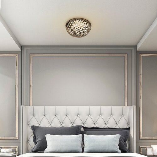 Plafoniera LED Jillian, gri, 24W, 2400lm, 3000K, IP20, Rabalux, 6967