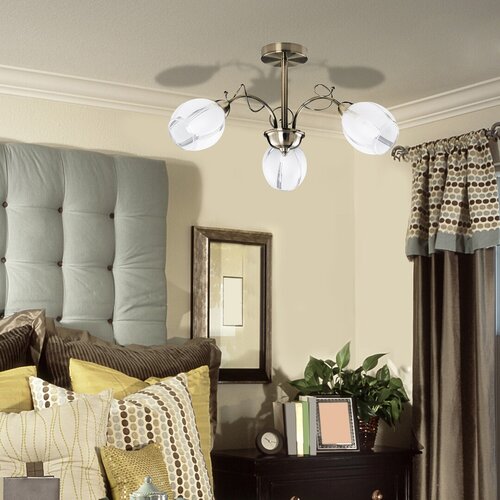 Plafoniera Joel, bronz, 3xE27, IP20, Rabalux, 2270