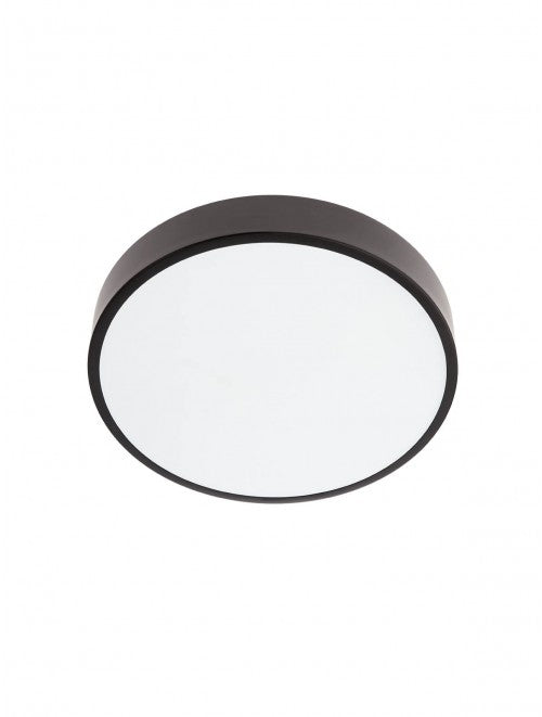 Plafoniera LED Knob, negru mat, 24W, 2760lm, 3000K-6500K, IP20, Smarter, 05-930