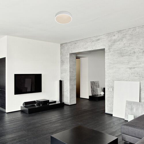 Plafoniera LED cu senzor de miscare Larcia, alb, 19W, 1070lm, 4000K, IP44, Rabalux, 75012