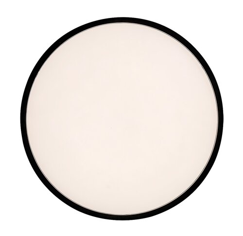 Plafoniera LED Larcia, negru, 18W, 970lm, 4000K, IP44, Rabalux, 75009