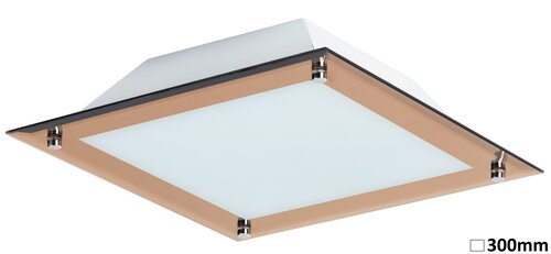 Plafoniera LED Lars, trandafiriu-auriu, 12W, 960lm, 3000K, IP20, Rabalux, 3045