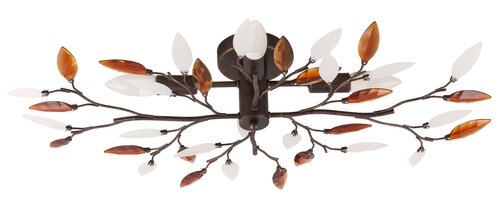 Plafoniera Lilian, maro antic, 4xE14, IP20, Rabalux, 2849