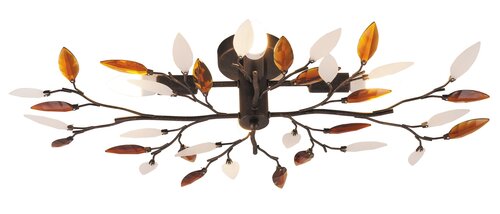 Plafoniera Lilian, maro antic, 4xE14, IP20, Rabalux, 2849