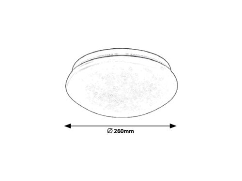 Plafoniera LED Lucas, alb, 12W, 900lm, 4000K, IP20, Rabalux, 3936