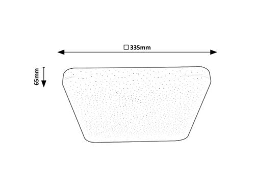 Plafoniera LED Lucas, alb, 18W, 1350lm, 4000K, IP20, Rabalux, 3073