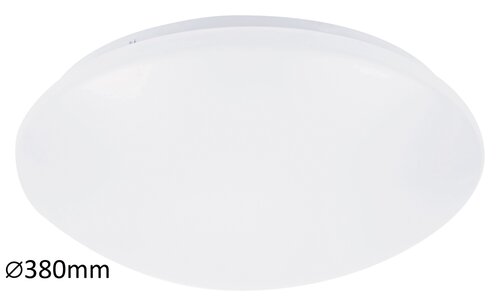 Plafoniera LED Lucas, alb, 24W, 1800lm, 4000K, IP20, Rabalux, 3436
