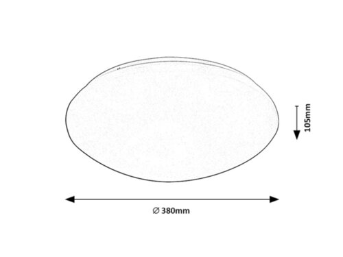Plafoniera LED Lucas, alb, 24W, 1750lm, 4000K, IP20, Rabalux, 71134