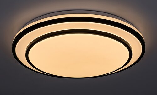 Plafoniera LED Lupita, negru, 40W, 2700lm, 3000-6500K, IP20, Rabalux, 2130