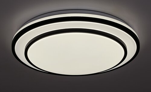 Plafoniera LED Lupita, negru, 40W, 2700lm, 3000-6500K, IP20, Rabalux, 2130