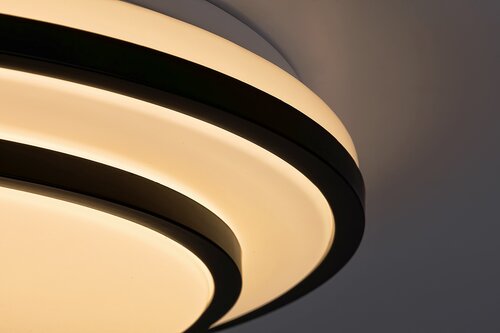 Plafoniera LED Lupita, negru, 40W, 2700lm, 3000-6500K, IP20, Rabalux, 2130