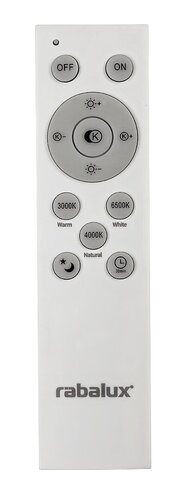 Plafoniera LED Lupita, negru, 40W, 2700lm, 3000-6500K, IP20, Rabalux, 2130