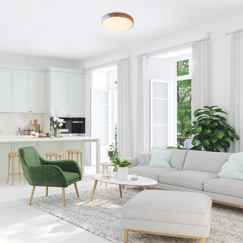 Plafoniera LED Maple, alb mat, 24W, 1760lm, 3000K, IP20, Rabalux, 3527