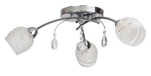 Plafoniera Melissa, crom, 3xE14, IP20, Rabalux, 2621