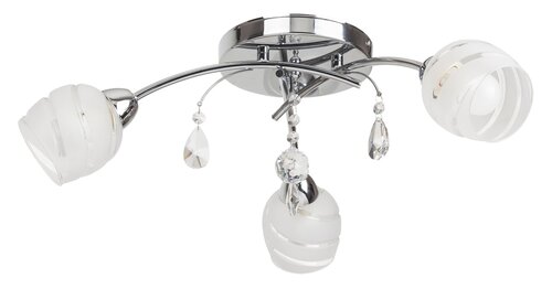 Plafoniera Melissa, crom, 3xE14, IP20, Rabalux, 2621