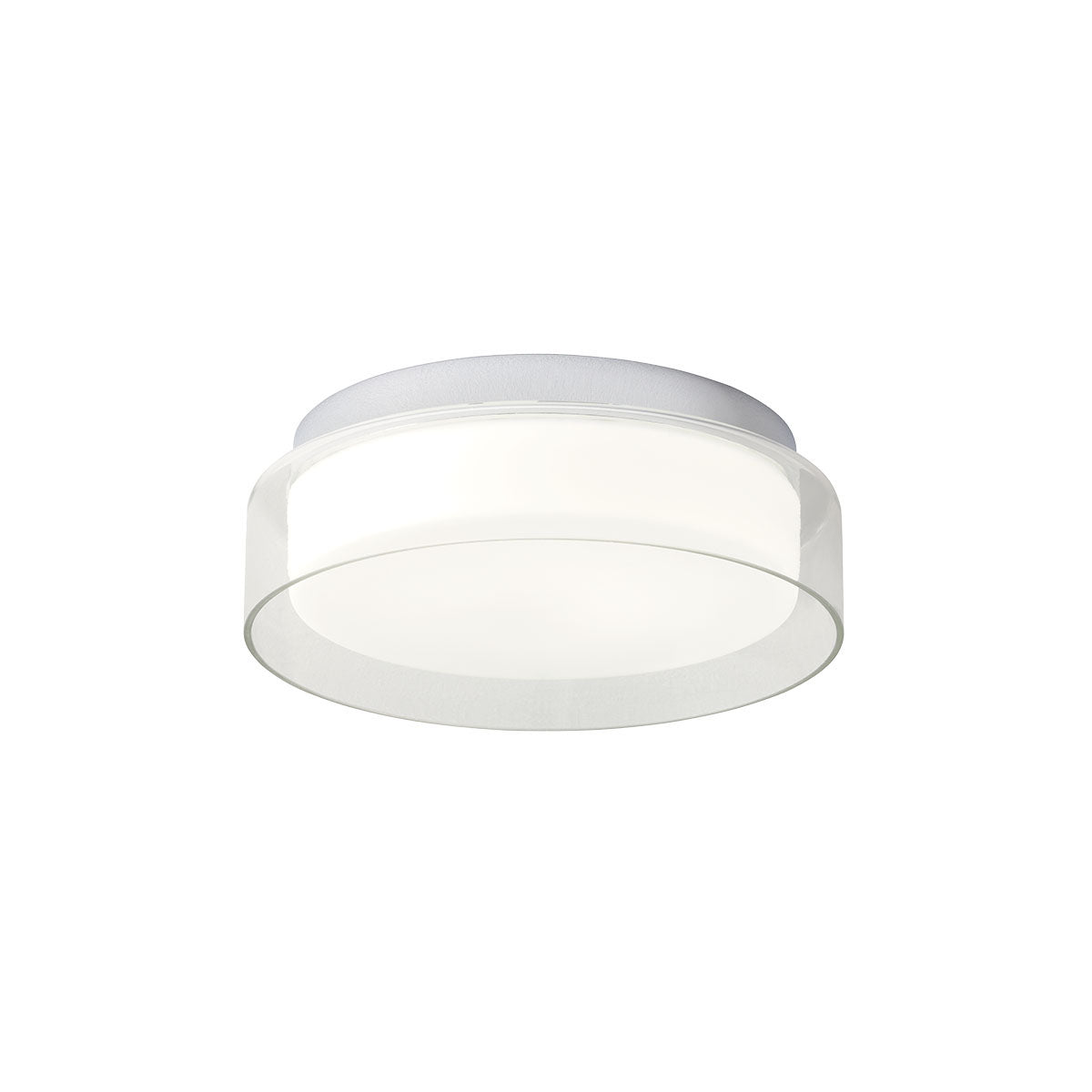 Plafoniera baie LED Naji, crom, 12W, 1260 lm, 3000K, D.30cm, IP44, Redo, 01-1453